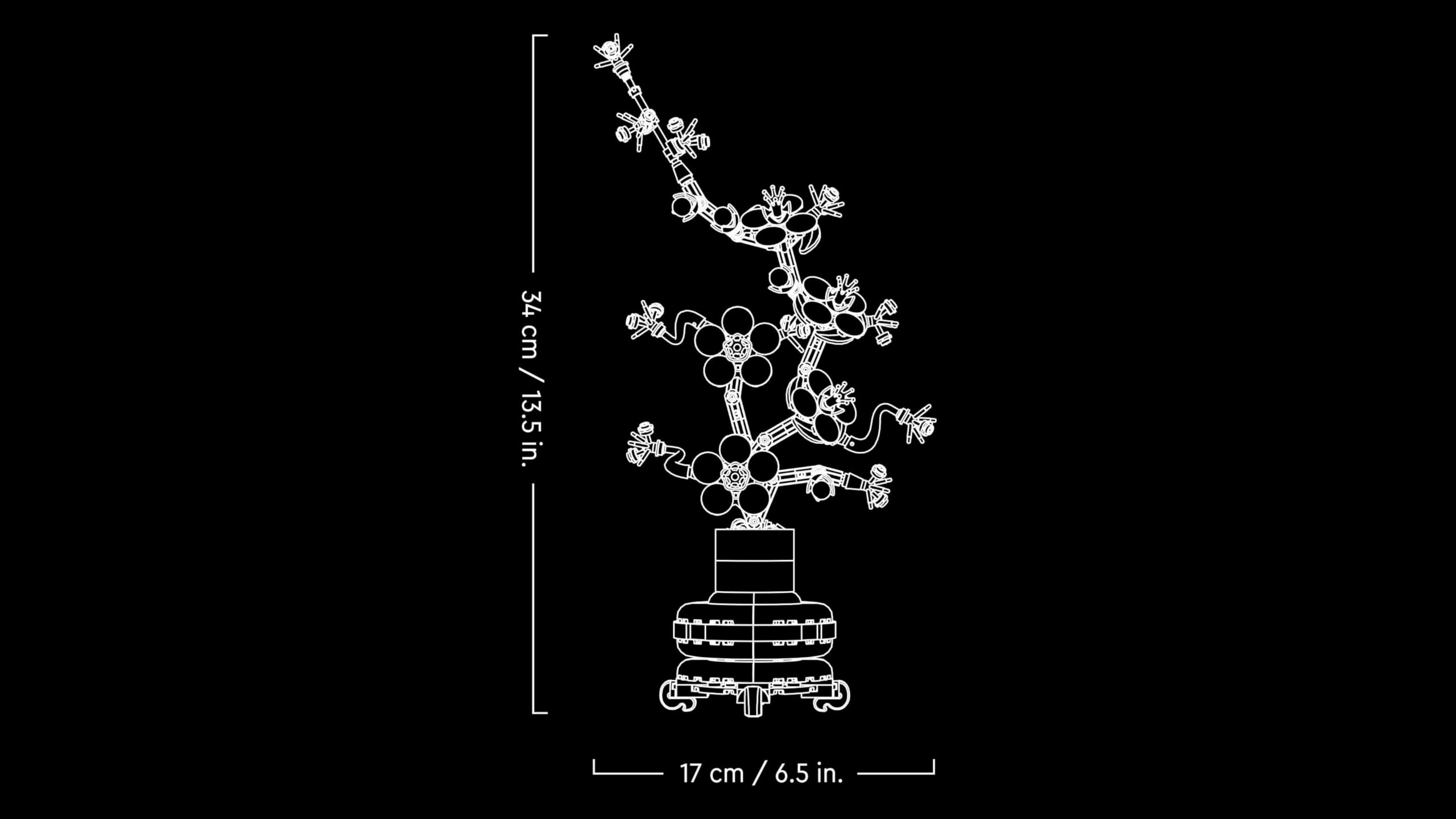 LEGO Botanicals Pflaumenblüte - Pflegeleichte Blumendeko aus der Botanik Kollektion - Kreatives Bauset für Erwachsene - Entspannende Aktivität - Künstliche Pflanze zum Sammeln 10369